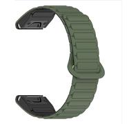 INF Bracelet de montre en silicone pour Garmin Fenix 8/7X/Epix Vert 22 mm