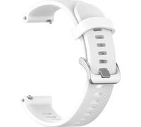 INF Bracelet de montre en silicone pour Garmin Forerunner 245 Blanc 20 mm