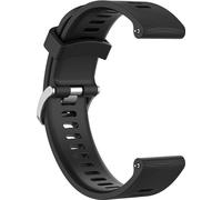 INF Bracelet de montre en silicone pour Garmin Forerunner 245 Le noir 20 mm