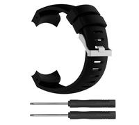 INF Bracelet de montre en silicone pour Suunto Core ALU Noir