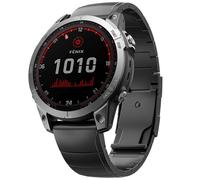 INF Bracelet de montre en titane pour Garmin Fenix 7X 6X Pro 5X Plus Le noir 26 mm