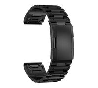 INF Bracelet de montre en titane pour montres Garmin Le noir 26 mm