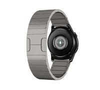 Bracelet de montre en titane véritable - 22 mm avec boucle d'origine Grey