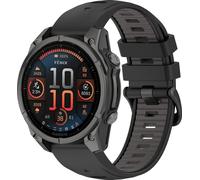 INF Bracelet de montre Garmin Fenix 8 43 mm – 20 mm Noir + Gris