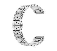 INF Bracelet de Montre Hex Titan Universel en Acier Inoxydable Compatible avec Samsung Galaxy Watch7/6 Argent 20 mm