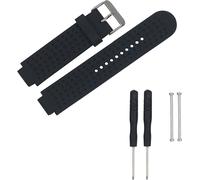 INF Bracelet de montre Le noir Garmin Forerunner 220/230/235/630/620/735XT, Garmin Approach S20/S5/ S6