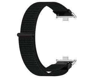 INF Bracelet de montre pour Redmi Watch 4, bracelet de remplacement en nylon respirant, bracelet avec fermeture à bande magique, tour de poignet réglable, clips en acier sécurisés