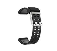 INF Bracelet de remplacement compatible avec Polar V800, bracelet de montre en silicone durable, bracelet interchangeable, noir/gris