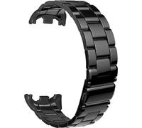 INF Bracelet en acier inoxydable pour Xiaomi 10/9/8 NFC - noir, 17.5cm, 1 pièce