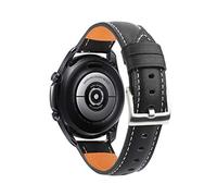 INF Bracelet en cuir pour Samsung Galaxy Watch 3 41 mm, noir