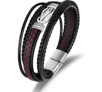 INF Bracelet en cuir tricoté