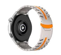 INF Bracelet en métal titane de qualité supérieure compatible avec Huawei Watch 4 Pro, GT5, Watch 3 Pro - Connecteur universel 20/22 mm, titane pur, léger, élégant