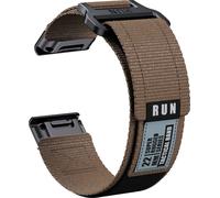 INF Bracelet en nylon tissé Garmin Fenix 8 Marron 22 mm