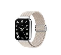 INF Bracelet en nylon tressé compatible avec Xiaomi Smart Band 9 Starlight Edition - Nylon + acier inoxydable 304, 12 cm x 20,5 cm, étanche, boucle magnétique