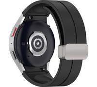 INF Bracelet en silicone avec boucle déployante Le noir S Montre Samsung Galaxy Watch5 Pro