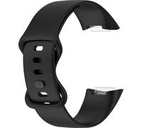 INF Bracelet en silicone pour Fitbit Charge 5 et Charge 6 Le noir S