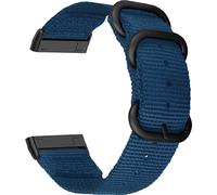 INF Bracelet en toile de nylon pour Fitbit Versa 3/Sense Le noir