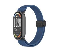 INF Bracelet magnétique tressé compatible avec Xiaomi 10/9/8 - Tête en métal tressé, 20,5 cm x 2 cm, fermeture magnétique, respirant