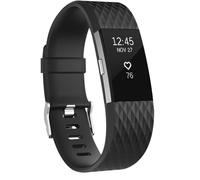 Bracelet en silicone pour Fitbit Charge 2 Noir (L)