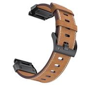 INF Bracelet pour montre Garmin Fenix 8/7X/7/6/5/965 en cuir véritable