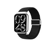 INF Bracelet pour Xiaomi Smart Band en nylon tressé noir obsidienne