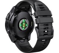 INF Bracelet silicone pour Garmin Fenix 7 Pro noir 22mm
