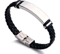 INF Bracelet tressé noir