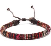 INF Bracelet tressé style bohème Multicolore