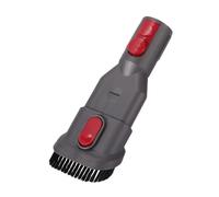 INF Brosse 2 en 1 avec raccord d'aspiration pour Dyson V6/V7/V8 pour sols durs et Tapis, Gris