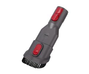 INF Brosse 2 en 1 avec raccord d'aspiration pour Dyson V6/V7/V8 pour sols durs et Tapis, Gris