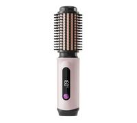 INF Brosse à Cheveux Chauffante Rechargeable Sans Fil 2-en-1 pour Lisser et Boucler Rose