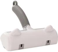 INF Brosse Anti-Poils d'Animaux en Forme de Chat - Rouleau Anti-Peluche Statique pour Meubles et Literie