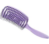 INF Brosse de ventilation ergonomique et incurvée pour le massage du cuir chevelu Violet