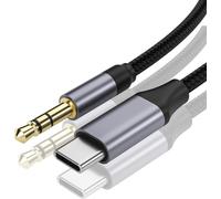 INF Câble audio : Câble auxiliaire Type-C vers 3,5 mm pour voiture et écouteurs 0,5 m