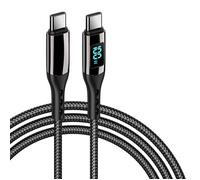 Câble de charge rapide USB-C PD 100 W Le noir 3 m
