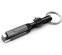INF Câble de recharge rapide 6 en 1 pour porte-clés (modèle A) Gris
