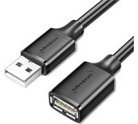 INF Câble d'extension USB 2.0 Noir, PVC et Cuivre, Diverses Longueurs 2 m