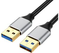 INF Câble d'extension USB 3.0 mâle-mâle pour disque dur externe 0,5 m