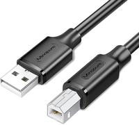 INF Câble d'imprimante USB 2.0 Noir - Diverses longueurs pour imprimantes et PC 5 m