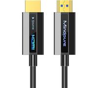 INF Câble HDMI Fibre Optique 4K 60Hz - Noir, Diverses Longueurs pour PC, TV 30 m