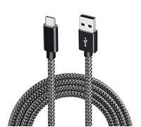 INF Câble USB 2.0 vers USB-C 3A charge rapide Le noir 2 m