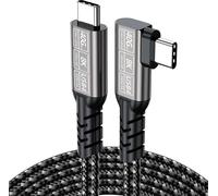 INF Câble USB4 coudé haute vitesse 40 Gbit/s pour transfert de données 1 m