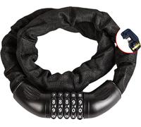 INF Cadenas à chaîne pour bicyclette - Cadenas à combinaison avec code à 5 chiffres L