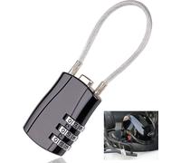 INF Cadenas à combinaison à 3 chiffres Le noir