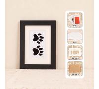 INF Cadre Photo Souvenir Animal de Compagnie MDF avec Encre et Cartes Le noir