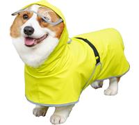 INF Cape imperméable pour chien avec couverture complète - jaune fluorescent 9XL