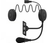 INF Casque de moto Bluetooth 5.2 Le noir