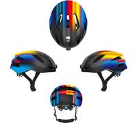 INF Casque de vélo Bluetooth avec caméra HD 1080P pour cyclistes - Sécurité et enregistrement Multicolore