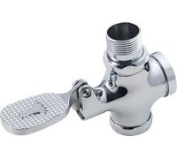 INF Clapet de pied en alliage de zinc, entrée 1 pouce pour toilettes