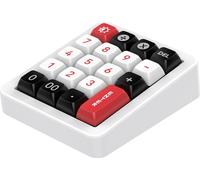 INF Clavier de jeu mécanique filaire RGB, 20 touches, ABS, 11.6x9.8x3.9cm Blanc